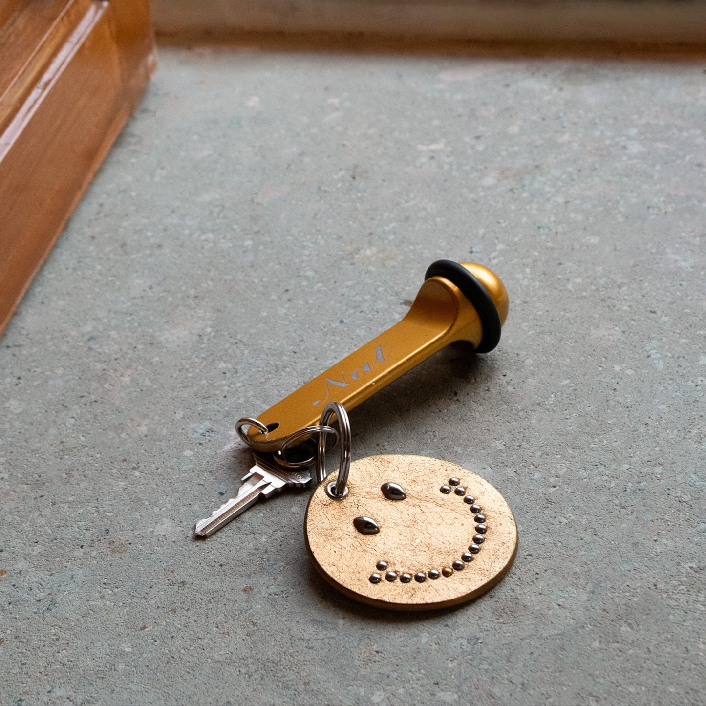 Mr. Smiley Keychain