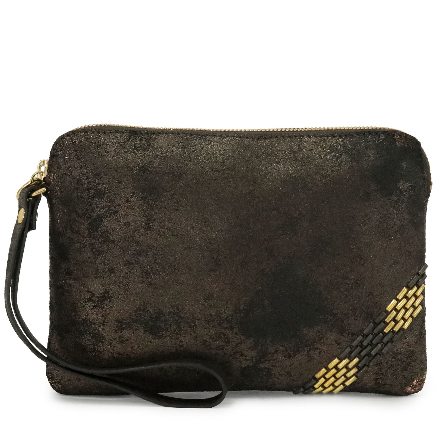 Emu Snake Wristlet Clutch