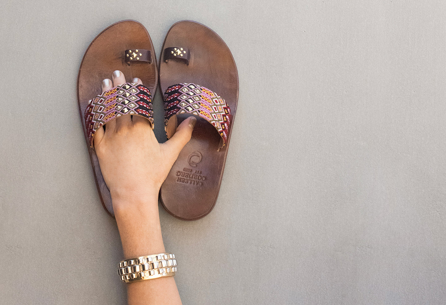 Papi Multi Woven Sandal