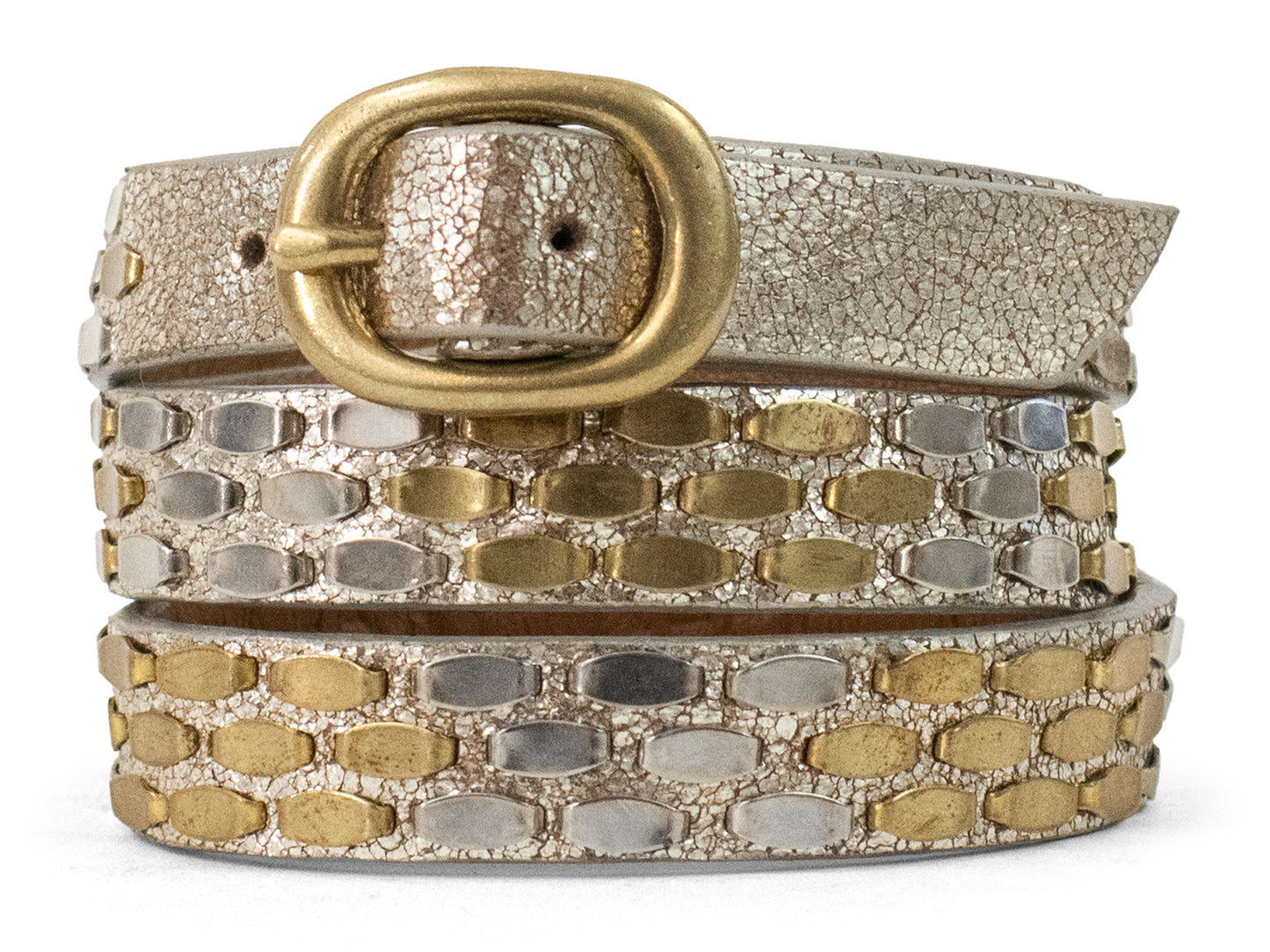 Snake .5" Triple Wrap Bracelet