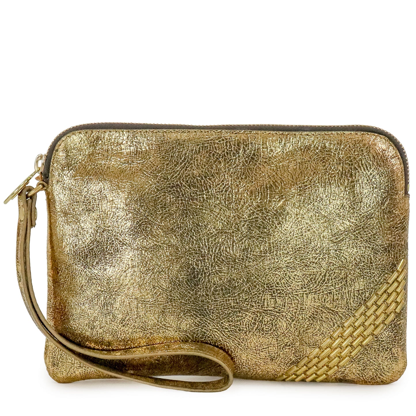 Emu Snake Wristlet Clutch