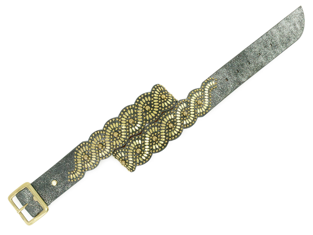 Topaz Sculpted 1.75" Belt