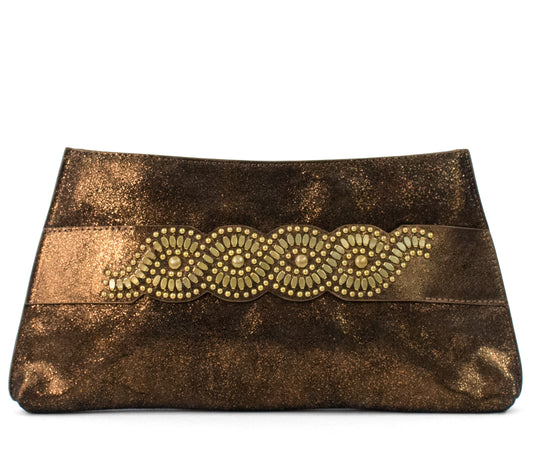 Topaz Sculpted Clutch