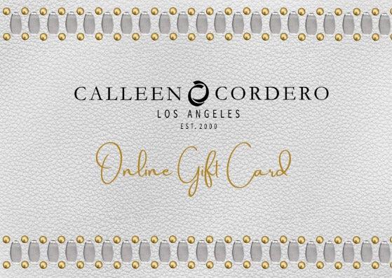 Digital Online Gift Card - Calleen Cordero