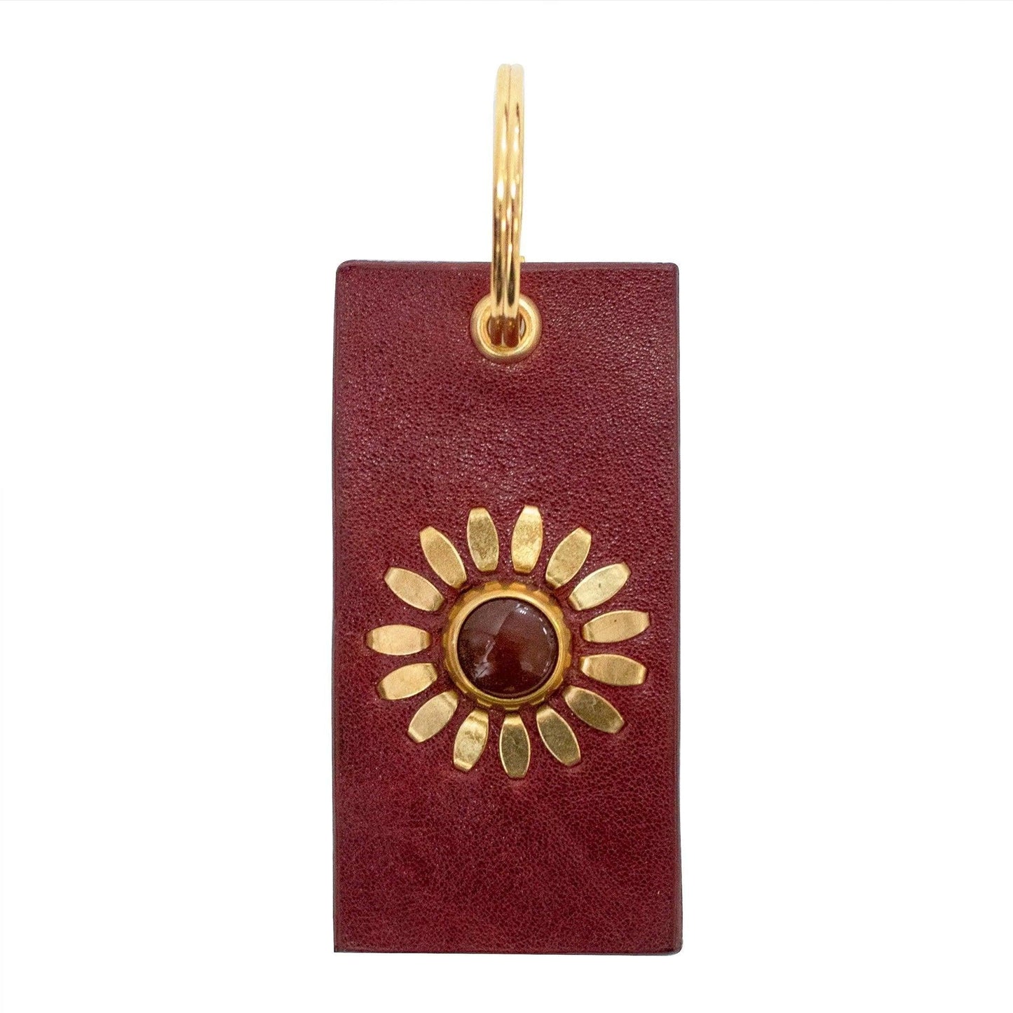 Flor Semi-Precious Stone Keychain - Calleen Cordero