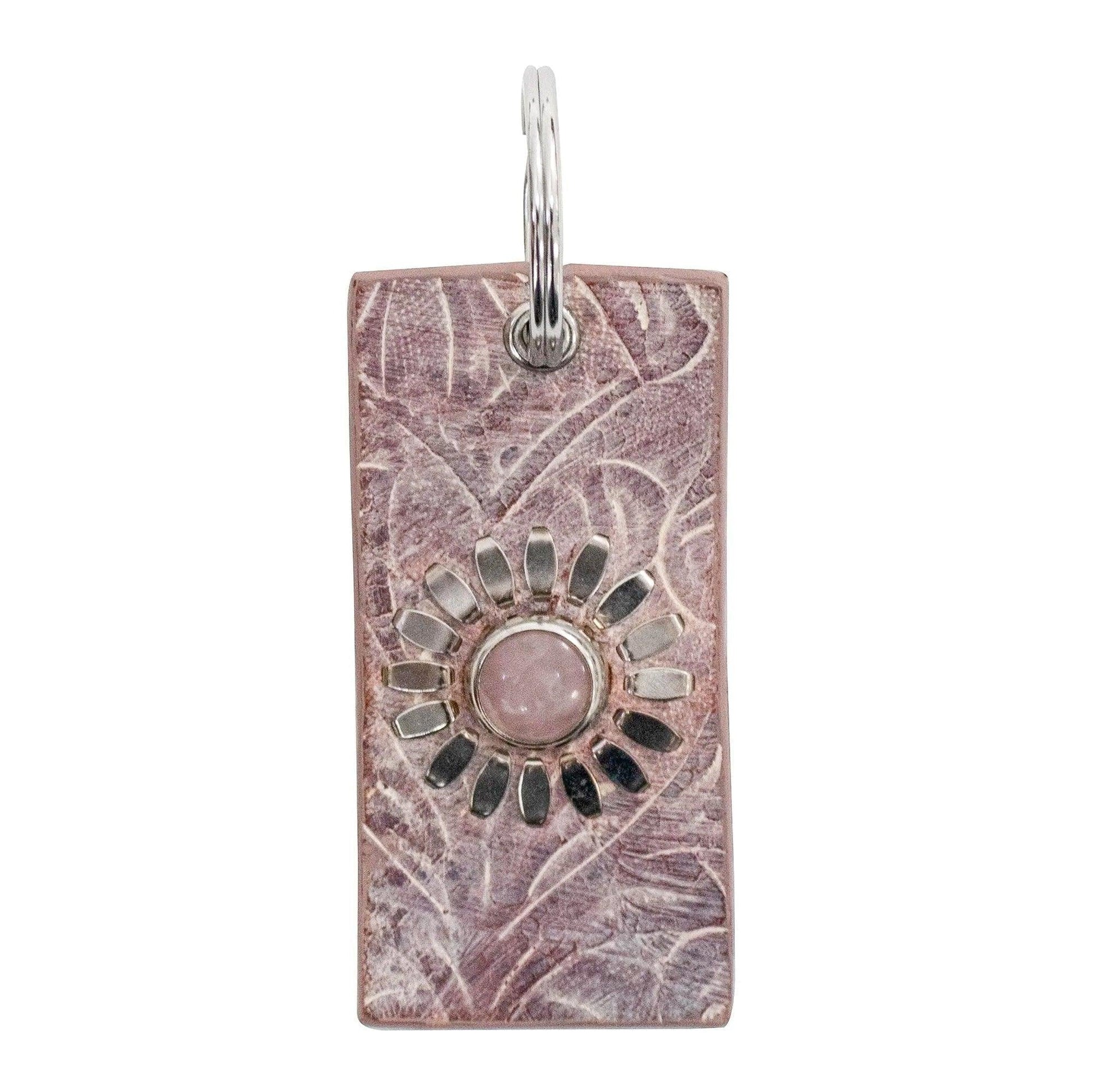 Flor Semi-Precious Stone Keychain - Calleen Cordero